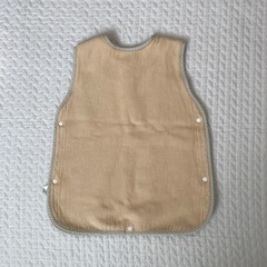 綿毛布　肩ホック　スリーパー　キャメルの画像