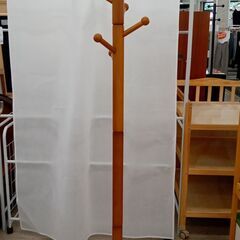 ★リユースのサカイ高崎店★TJ12362  ポールハンガー ブラウン H180×D39.5×W39.5 クリーニング済みの画像