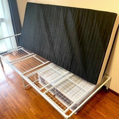 ニトリ S パイプベッド マットレスの画像