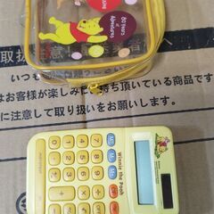 プーさん電卓、ケース付きの画像