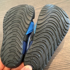 Nike ブルー　サンダル 13センチ　の画像