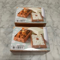 おもしろ人気雑貨シリーズ　跳び(弁当)箱　とびばこ　２個セットの画像
