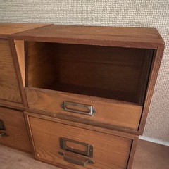 フェリシモ　木製引き出し　4個の画像