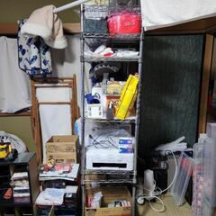 8月15日までにお取引終了出きる方のみ　引っ越しに伴い　メタルラックを出品の画像