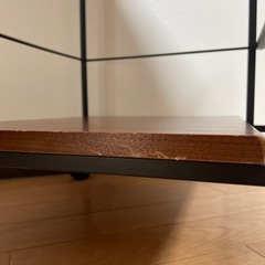 ニトリ/キッチンワゴン トリエステ ミドルブラウンの画像