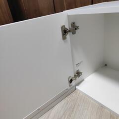 吊り戸棚　木製　中古の画像