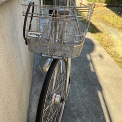 「商談中」ミヤタ27インチ カゴ/鍵/オートライト/ベルトドライブの画像