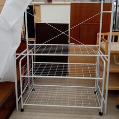 ★リユースのサカイ高崎店★TJ12365  ハンガーラック 白 H183×D75.5×W121 クリーニング済みの画像