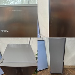 I768 🌈 ジモティー限定価格！ 2023年製の高年式♪ TCL 冷蔵庫 (173L) ⭐ 動作確認済 ⭐ クリーニング済の画像