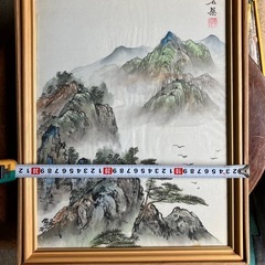 額の画像