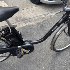 Panasonic 電動アシスト自転車 ブラック の画像