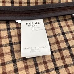 【値下げ大特価】BEAMS HEART ビームス ハート Sサイズ ベルトオーバーコート ジャケット Aライン ブラウン メンズ 直接引取り の画像