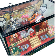 無料で差し上げます！【中古】菊水作 ひな人形 箱付き ケース付きの画像