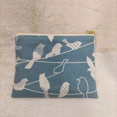 ポケットティッシュポーチ【ハンドメイド】北欧バードの画像
