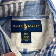 LEVI'S リーバイス キッズ Tシャツ Ralph Lauren ラルフローレン 半袖 チェックシャツ 青系 ベルト 男の子 まとめ売り 直接引取りの画像