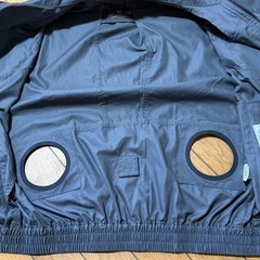 ワークマン AIR SENSOR-1 WI100 長袖ジャンパーW.IMPACT ダブルインパクト チャコール 3L 作業服　空調服　服のみ　古着の画像