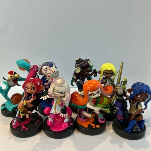 amiibo スプラトゥーン　8体　まとめ売り スプラトゥーンamiibo 8体まとめ売り (もにゃか) 東松山の