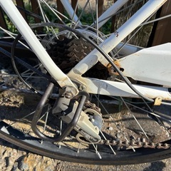 【整備済】6段ギア27インチ自転車　オートライトの画像