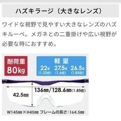 ハズキラージ 1.6倍 カラーレンズの画像