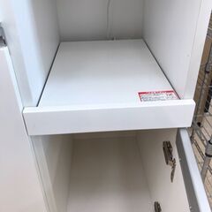 【ジャングル・ジャングル岩出店】【A825】食器棚 ホワイト ★値下げ致しました★ 中古 家具 和歌山 岩出市 紀の川市 海南市の画像