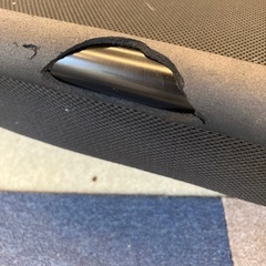 M2507-386 折りたたみベッド ブラック キズ汚れ有りの画像