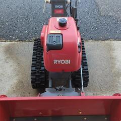 除雪機 RYOBI  ※ジャンク 修理前提でお願いします。除雪機　☆RYOBI/リョービ☆ESG-800☆除雪幅80cm☆角度調整機能☆の画像