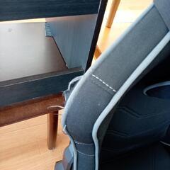 【リユースのサカイ八街店】★ジモティ割あり★ Bauhutte ゲーミングチェア　ブラック　クリーニング済　YJ7104の画像