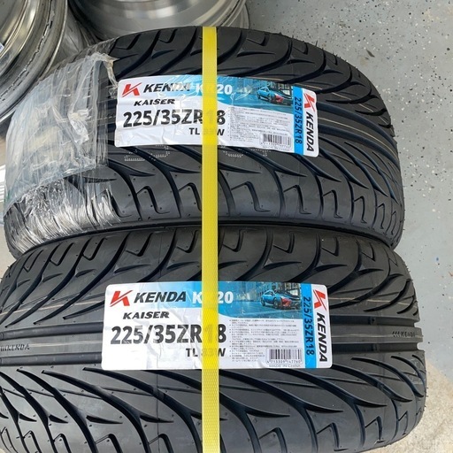 225/35R18 ケンダ　KR20 2本　中古　19年製 KAISER（KENDA） 225/35R18 2本セット 2024年製造 新品サマー