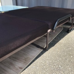 折りたたみベッド（カインズ）の画像