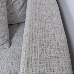 L字型3人掛けカウチソファの画像