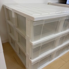 衣装ケース 3段x2列　の画像