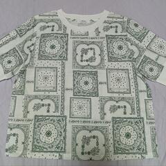 未使用 レディース M〜L 薄手 Tシャツ  緑 サラサラ の画像