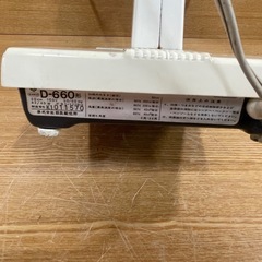 S57【扇風機】日立 D-660 卓上扇 羽根30cm 昭和レトロ HITACHIの画像