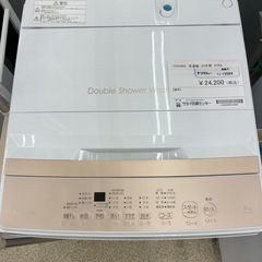 リユースのサカイ東金店　TOSHIBA 洗濯機　24年製　6kg TJ13564の画像