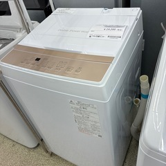 リユースのサカイ東金店　TOSHIBA 洗濯機　24年製　6kg TJ13564の画像
