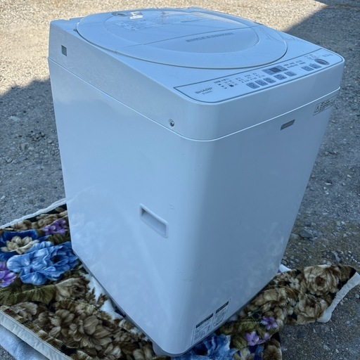 洗濯機　風乾燥付き　シャープ　6.0kg　2016年