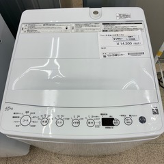 リユースのサカイ東金店　Haier 洗濯機　23年製　4.5kg TJ13566の画像