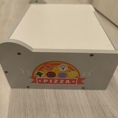 おままごと　木のおもちゃ　トースター　ピザの画像