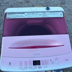 洗濯機　5.5kg　ハイアール　2022年の画像