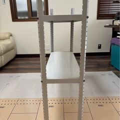 スチールラック　グレー色の画像