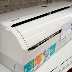 ★リユースのサカイ高崎店★TJ12379 SHARP ルームエアコン AY-G22S-W 2.2kw 18年製 室内機分解洗浄済みの画像
