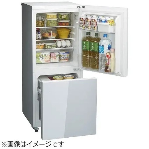 HR-G13A-W 冷蔵庫 ホワイト [134L /2ドア /右開きタイプ] 