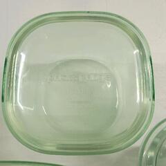 0731-203 iwaki　イワキ　パック＆レンジセット　耐熱ガラスの画像