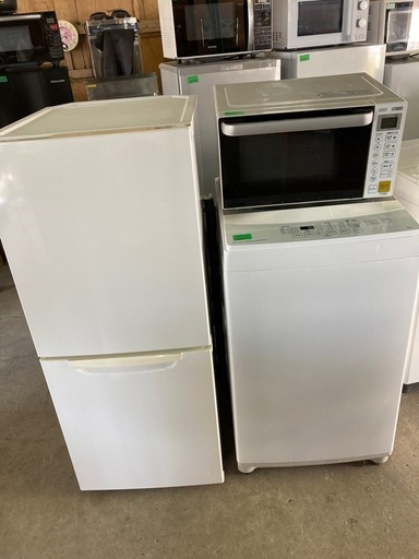 福岡市配送設置無料　ニトリ冷蔵庫、洗濯機セット 美品家電セット冷蔵庫・洗濯機・電子レンジ 配送設置料無料