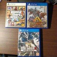 PS4・5のカセット3枚セットの画像
