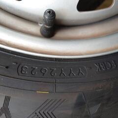 スタッドレスタイヤ　155/70r13 ホイール付き　セットの画像