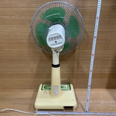S54 【扇風機】東芝 H-30P44G 緑 アンティーク TOSHIBA 昭和レトロ の画像