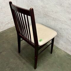 【カリモク】刈谷木工 ダイニングチェア 木製 椅子 オールドカリモク 当時物 アンティーク レトロ 国産家具 チェア 和風家具 ⑦ Y1985の画像