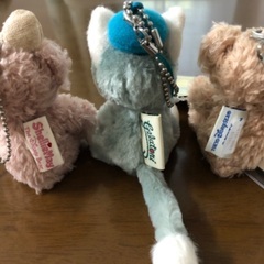 ぬいぐるみストラップ3セットの画像