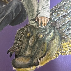 アクリル画　原画　「アガレス」の画像